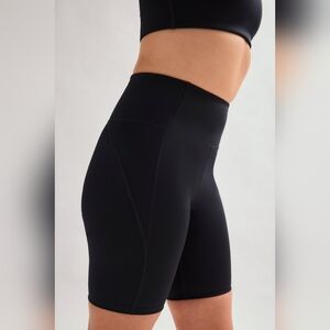 Girlfriend Collective Black High-Rise Bike Shorts, Sizes S, M, XLNWT (MSRP $68)